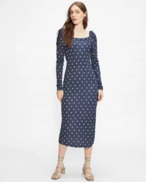 Image of Ditsy Spot Jersey Dress