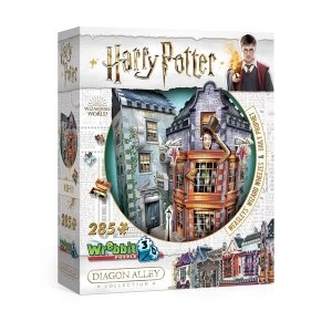 Image of Harry Potter Hogwarts Diagon Alley Collection Weasley Wizards Wheezes & Daily Prophet Wrebbit 3D Jigsaw Puzzle