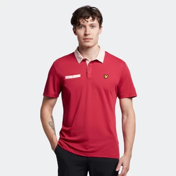 Image of Mens Aviemore Polo - Cranberry - S