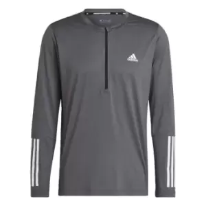Image of adidas Training 1/4-Zip Long-Sleeve Top Mens - Black