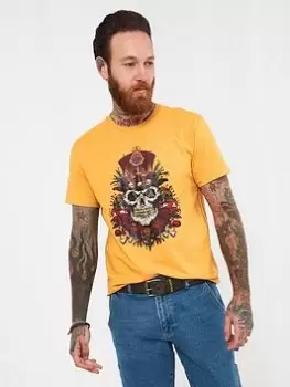 Image of Joe Browns Enjoying Life Tee - Yellow, Yellow Size M Men