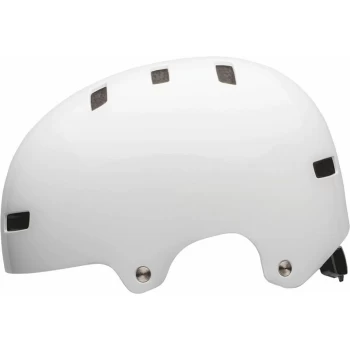 Image of Bell Local Bmx/Skate Helmet 2018: White S 51-55Cm - Behloc8S