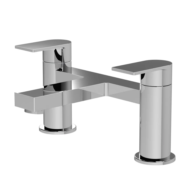 Image of BALTERLEY Contemporary Deck Mounted Bath Filler Tap - Chrome Balterley BTD303
