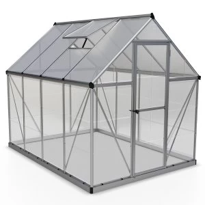 Image of Palram Hybrid Greenhouse 6 x 8 - Silver