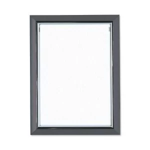 Image of 5 Star Facilities Snap De Luxe Certificate Frame Holds Standard A4 Certificates 260 x 20 x 347mm Smoke