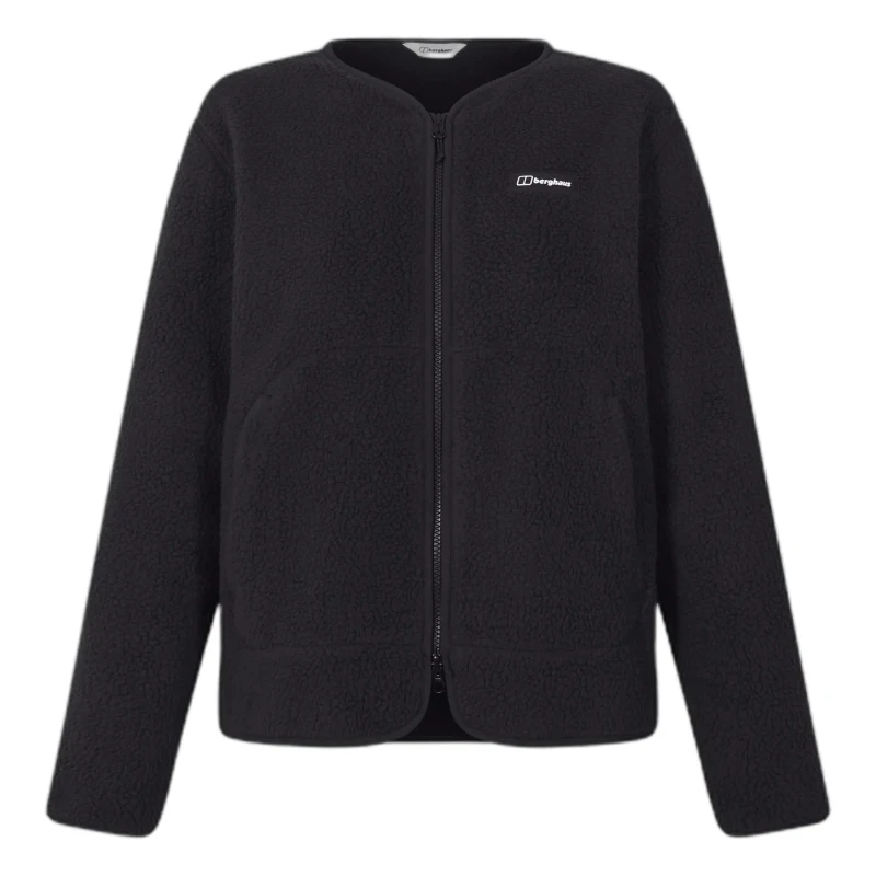 Image of Womens zipped fleece Berghaus Hanby relaxed Noir Female S/M