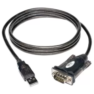 Image of Tripp Lite U209-000-R USB-A to RS232 (DB9) Serial Adapter Cable - (M/M) 5 ft. (1.52 m)