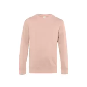 Image of B&C Mens King Crew Neck Sweater (M) (Soft Rose)