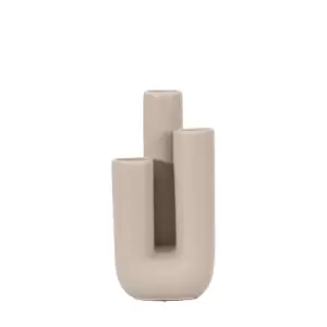 Image of Gallery Interiors Freya 3 Stem Vase in Pebble / Small
