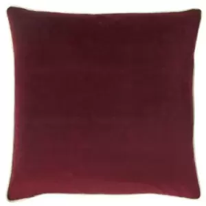 Image of Furn Cohen Velvet Cushion Cover (One Size) (Ox Blood) - Ox Blood