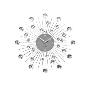 Image of Karlsson Sunburst Crystal Wall Clock