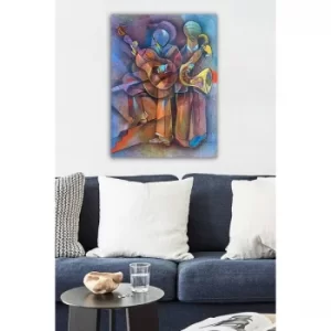Image of 1541761268-5070 Multicolor Decorative Canvas Painting