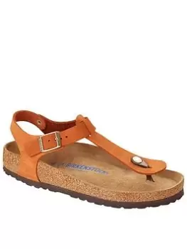 Image of Birkenstock Kairo Flip Flops, Orange, Size 7, Women