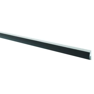Image of Wickes PVCu Black Soffit Butt Joint Trim 2500mm