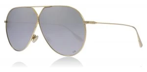 Image of Christian Dior DIORSTELLAIRE3 Sunglasses Gold J5G 65mm
