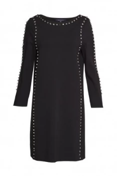 Image of French Connection Lula Rhinestone Tunic Dress Black