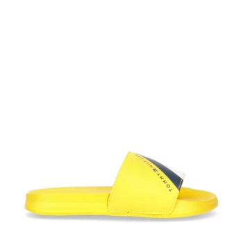 Image of Tommy Hilfiger Flag Sliders Junior Boys - Yellow