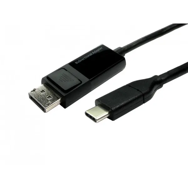 Image of Cables Direct 2m USB C to DisplayPort Bi-directional Cable