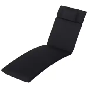 Image of Outsunny Sun Lounger Cushion - Black
