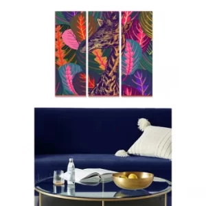 Image of MDF1262310835 Multicolor Decorative MDF Painting (3 Pieces)