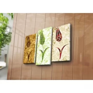Image of 3PATK-82 Multicolor Decorative Canvas Painting (3 Pieces)