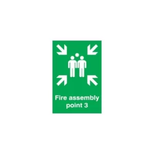 Image of Fire Assembly Point 3 594X420MM Rigid