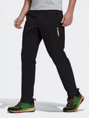 Image of adidas Terrex Liteflex Hiking Tracksuit Bottoms, Black Size M Men