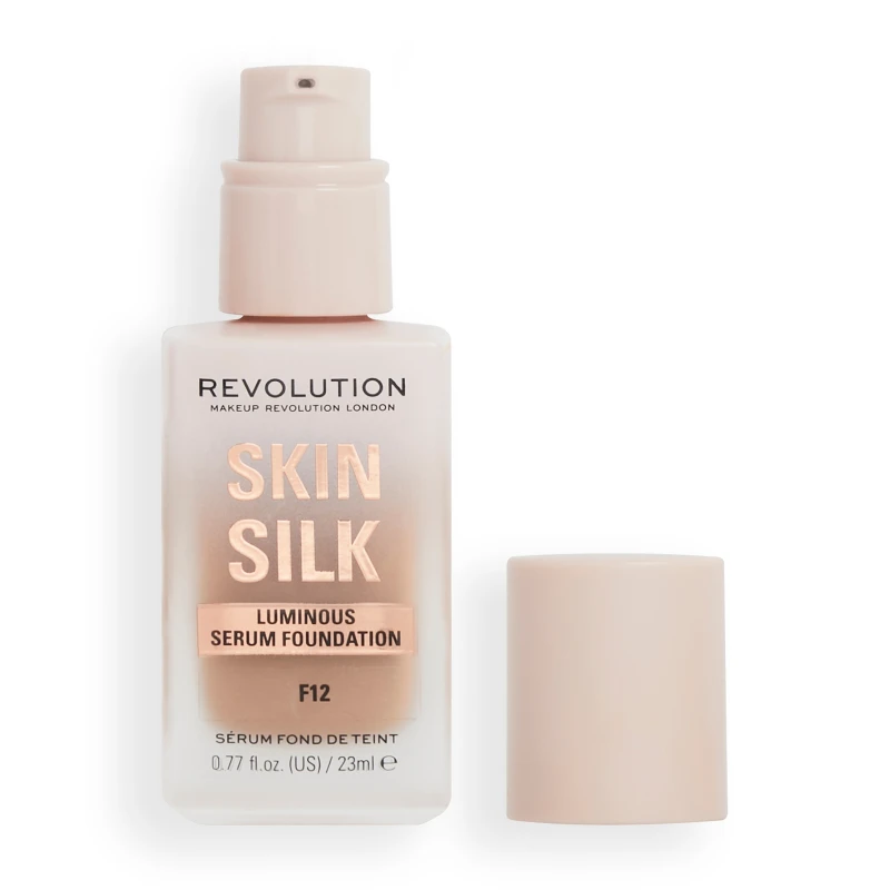 Image of Makeup Revolution Silk Serum Foundation 23ml (Various Shades) - F12