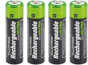 Image of Lloytron B1025 Rechargeable Accuultra AA Ni-MH Batteries 2700mAh 4 Pack