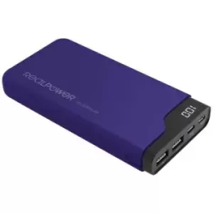 Image of RealPower PB-15000C Power bank 15000 mAh Li-ion USB, USB-C Navy
