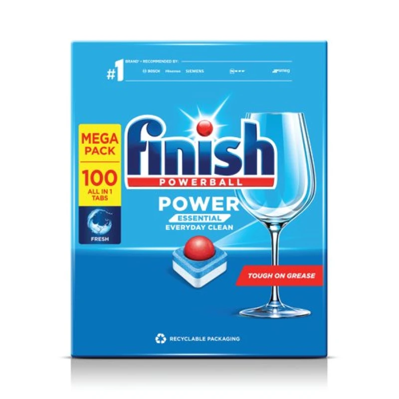 Image of Finish Power Essential Dishwasher Tablets (100 Pack) 3333585