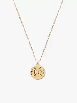 Image of In The Stars Gemini Pendant - Gold - One Size