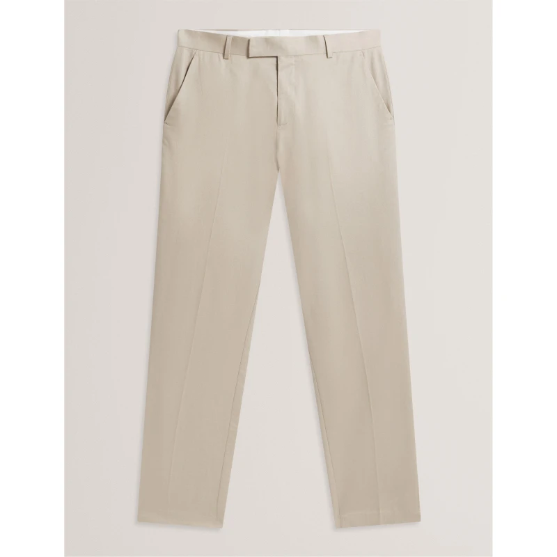 Image of Ted Baker Ted Slm CtnPlainTrsr Sn62 Taupe male 30