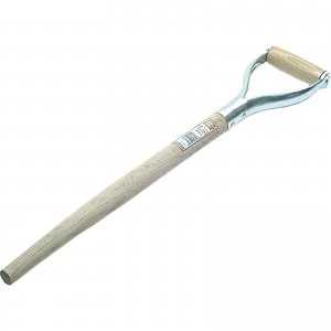 Image of Faithfull Ash Yd Bent Taper Long Replacement Handle 28"