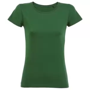 Image of SOLS Womens/Ladies Milo Organic T-Shirt (XXL) (Bottle Green)