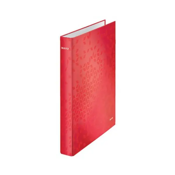 Image of Leitz WOW 2 D-Ring Binder A4 25mm Red (Pack of 10) 42410026