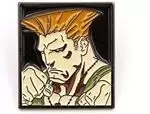 Image of Street Fighter Guile Pin Badge
