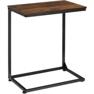 Image of Bedside table Cardiff - bedside table, table, bedroom table - industrial dark - industrial dark