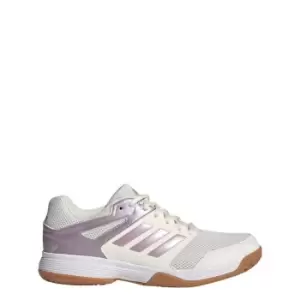 Image of adidas Speedcourt Shoes Womens - Off White / Matt Purple Met. /