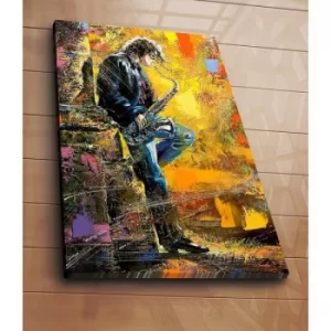 Image of 70100C-048 Multicolor Decorative Canvas Painting