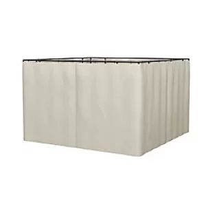 Image of OutSunny Canopy Sidewall Beige 84C-226V02BG 3 x 3 m