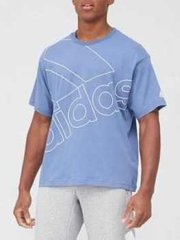 Image of Adidas Favs T-Shirt - Blue