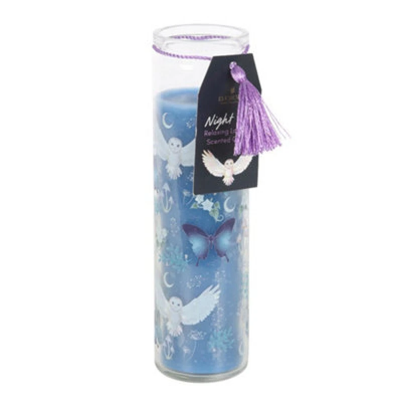 Image of Something Different Something Different Night Owl Lavender Tube Candle Lavender One Size Unisex 5063652539439