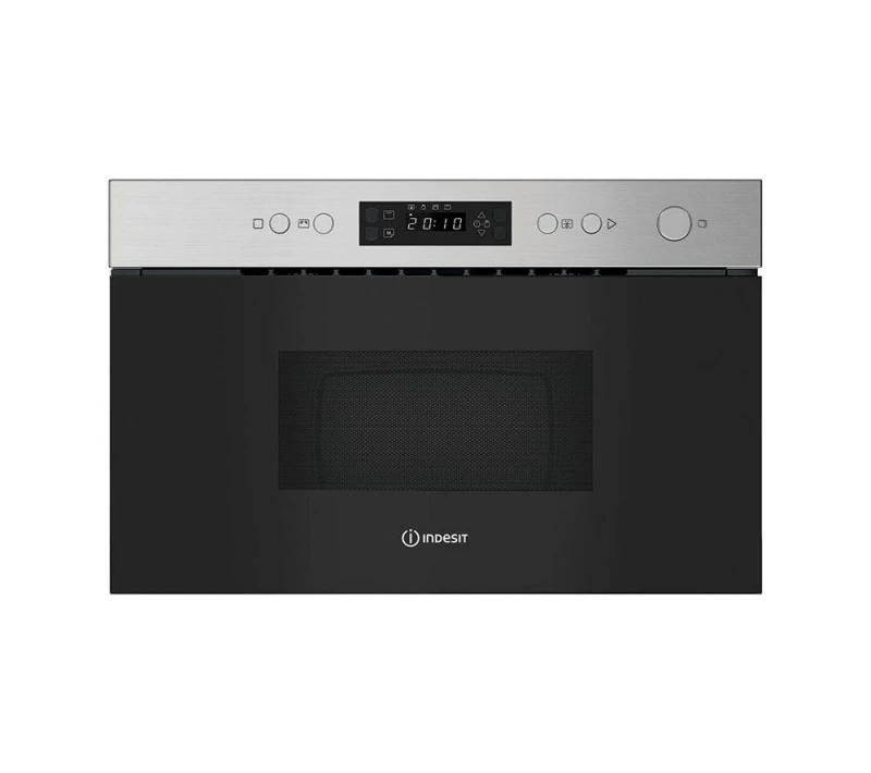 Image of Indesit IM K12 XUK Built-in Microwave with Grill - Stainless Steel 8050147701966