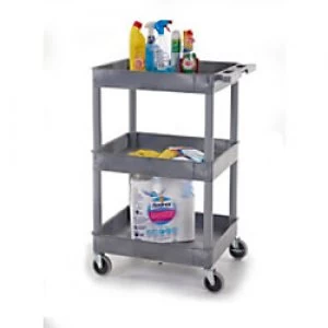 Image of GPC Shelf Trolley Grey Lifting Capacity Per Shelf: 50kg 460mm x 1000mm x 610mm