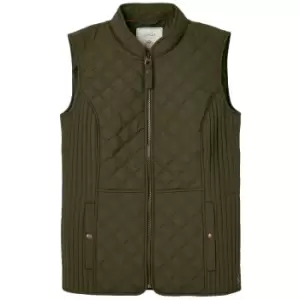 Image of Joules Womens Minx Quilted Gilet Grape Leaf 16