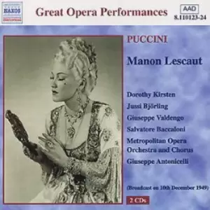 Image of Giacomo Puccini - MANON LESCAUT CD Album - Used