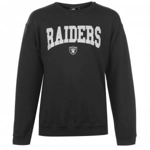 Image of NFL Logo Crew Sweatshirt Mens - Raiders