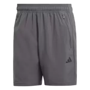 Image of adidas Train Essentials Woven Training Shorts Mens - Grey Five / Black