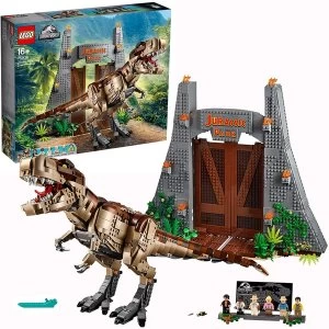 Image of Lego 75936 Jurassic World Jurassic Park T Rex Rampage Set
